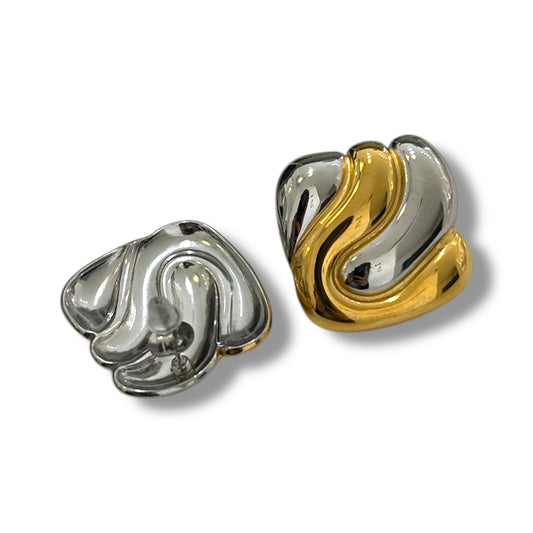 Aretes swirl bitono
