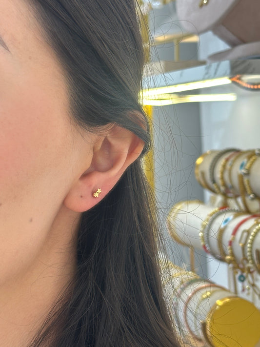 Piercing doble estrellita