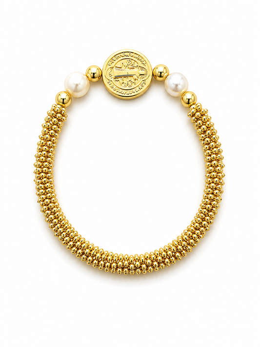 Pulsera San Benito cuentas