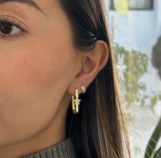 Hoops rectangulares estrella