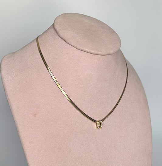 Collar plano herradura