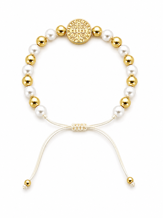 Pulsera San Benito perlas
