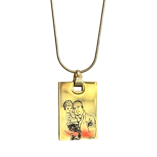 Dije Personalizado Rectangular