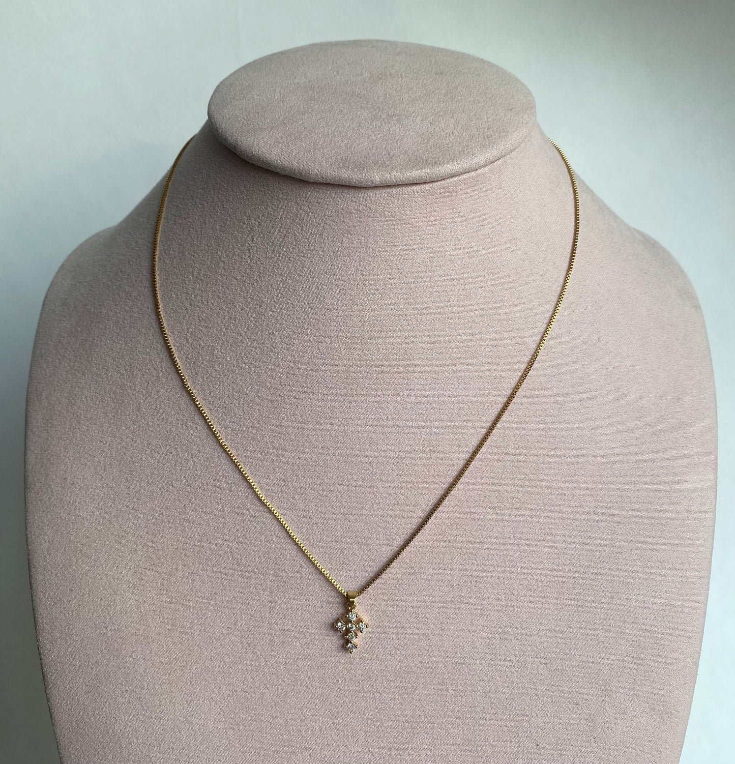 Collar mini cruz