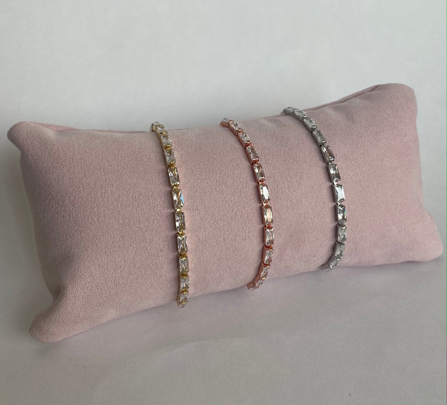 Pulseras ajustables zirconias