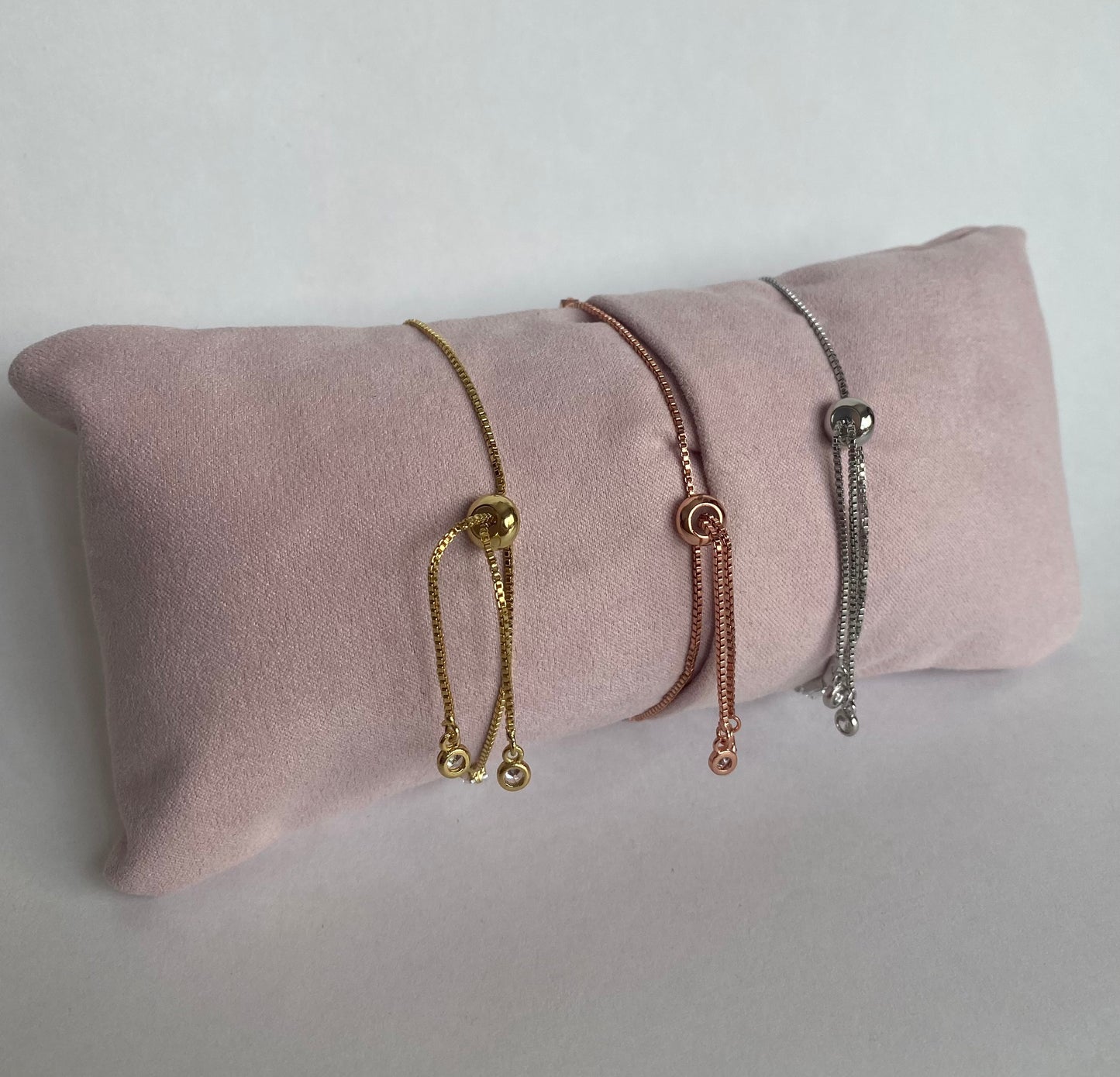 Pulseras ajustables zirconias