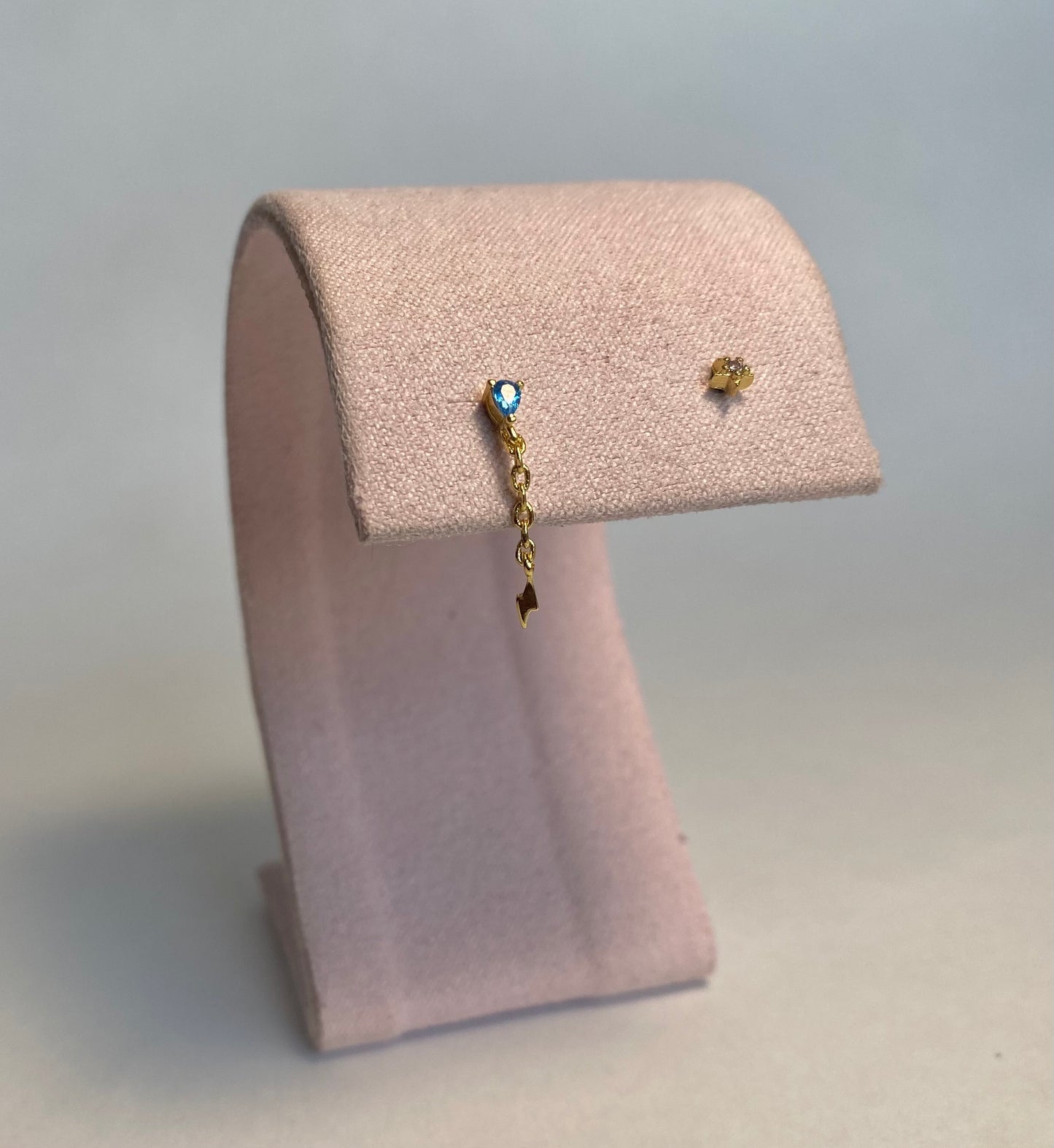Mini aretes rayo