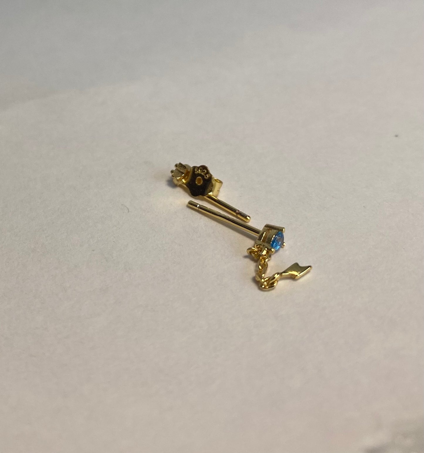 Mini aretes rayo