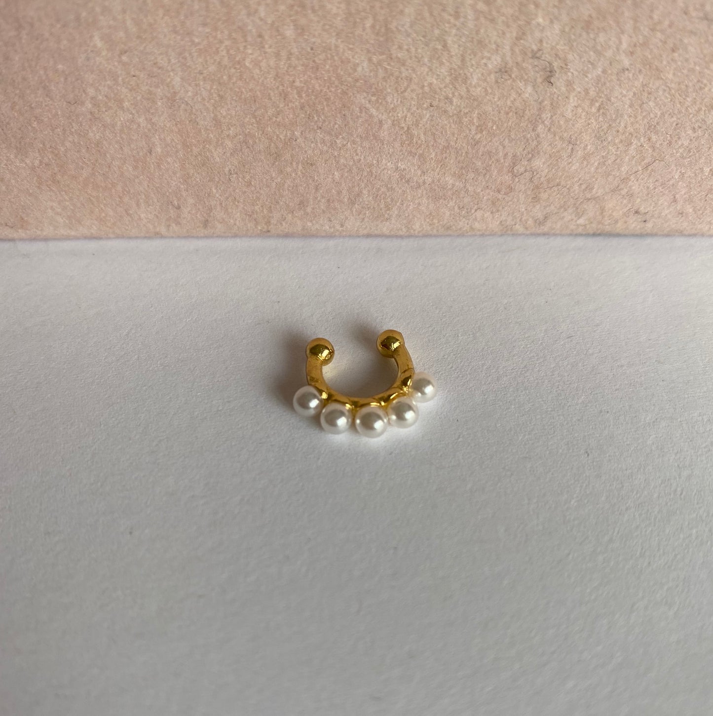 Earcuff perlas