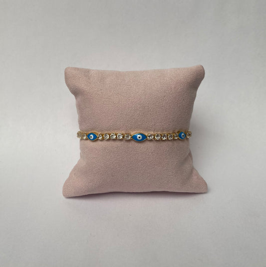Pulsera ojos zirconia