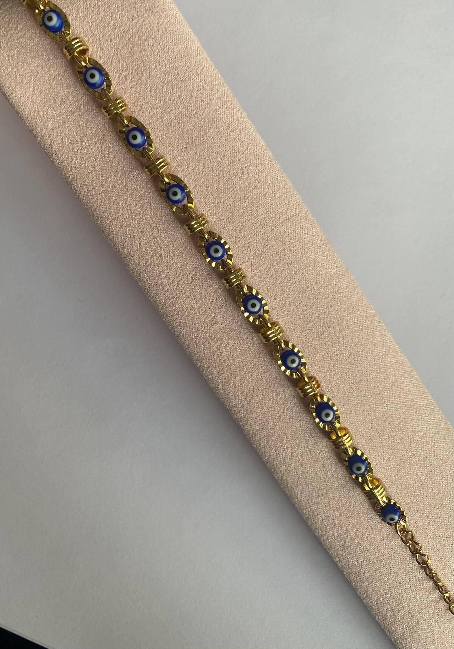 Pulsera ojo turco azul