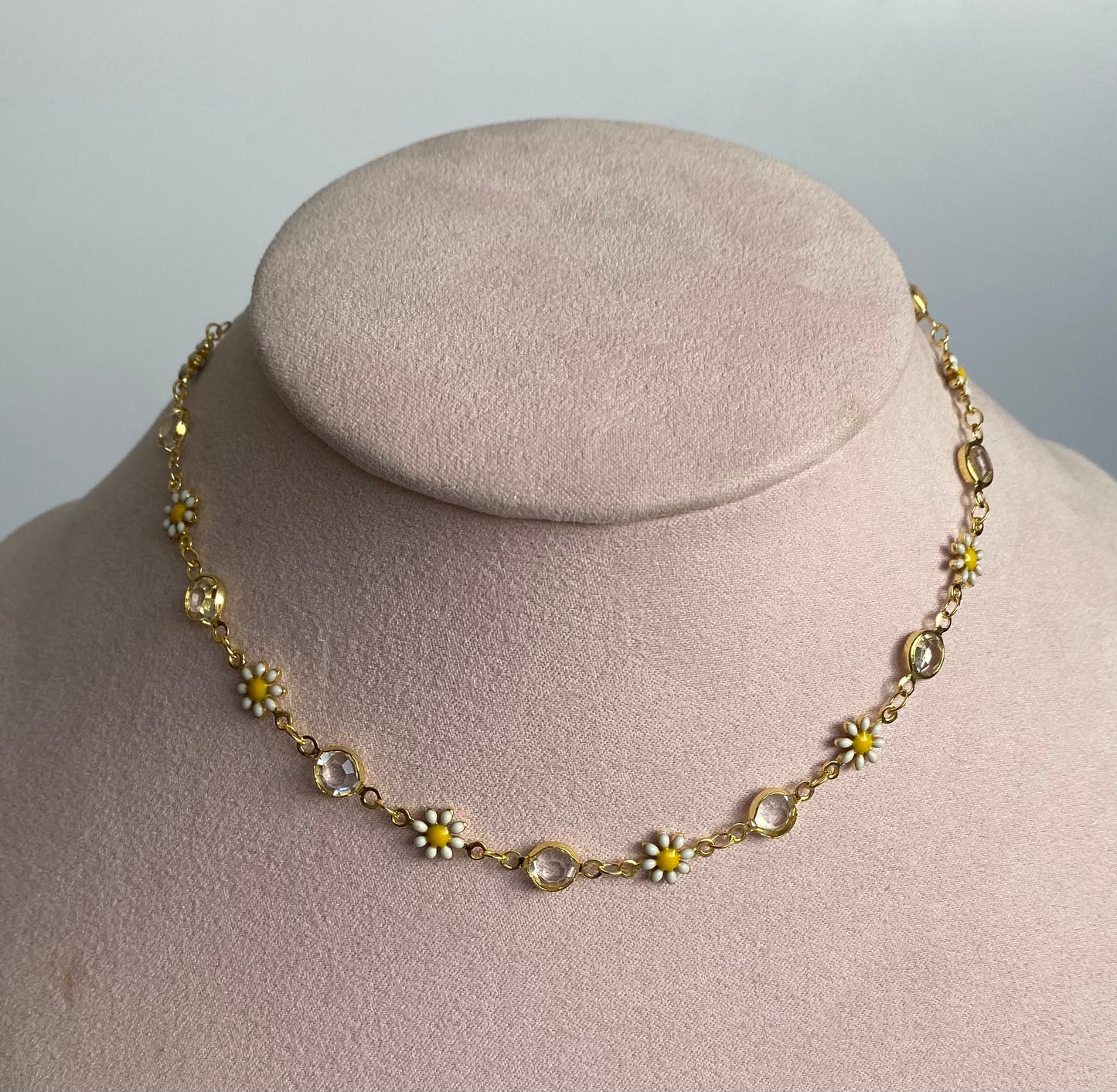 Choker girasoles