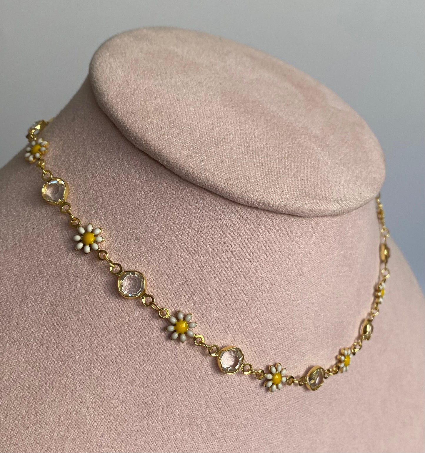Choker girasoles