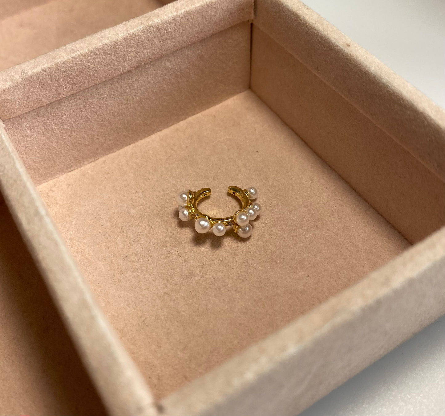 Earcuff Perlas-zirconias