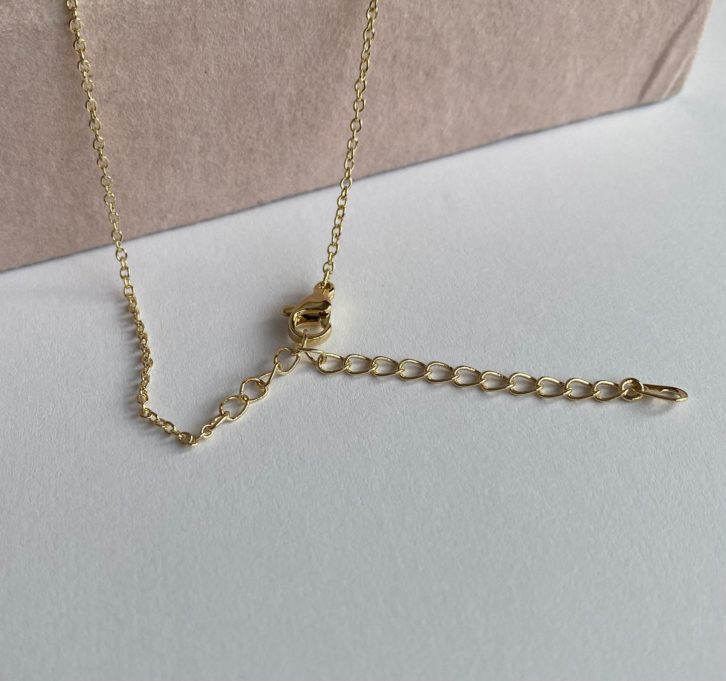 Collar Elizabeth rosegold y plateado