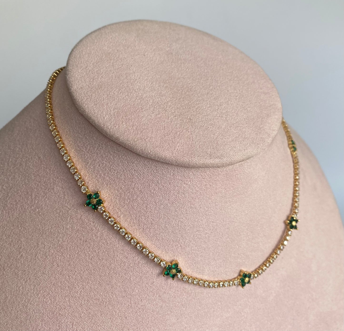 Choker mini flor