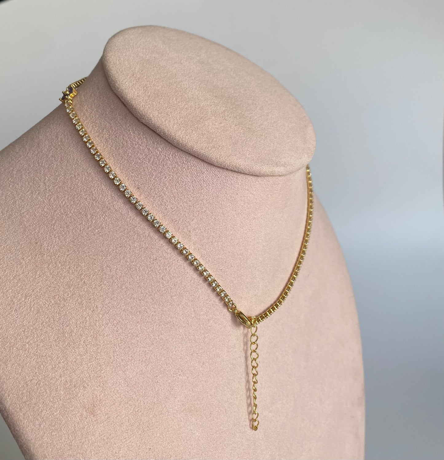 Choker mini flor