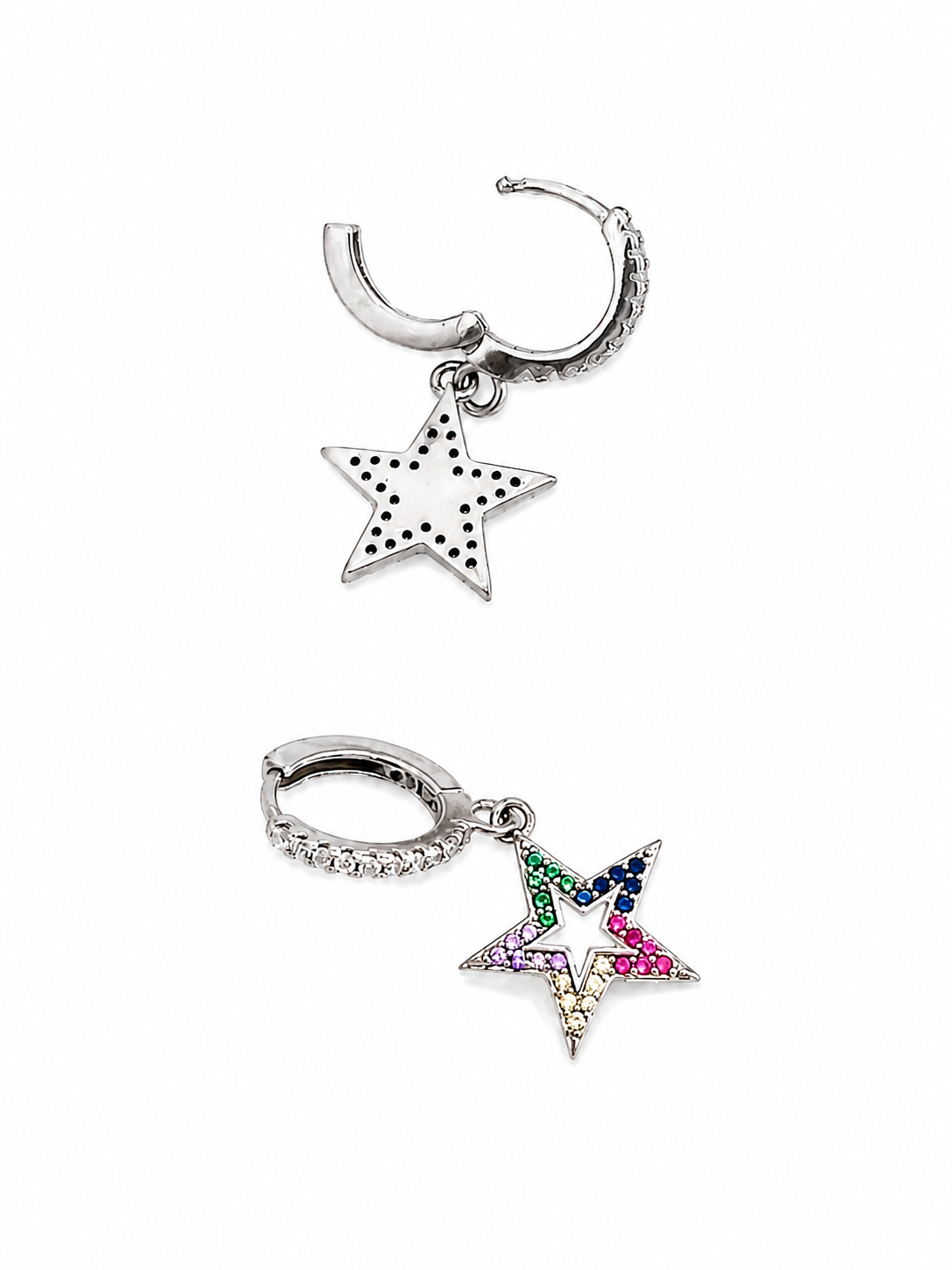 Arracadas estrellas Colorful