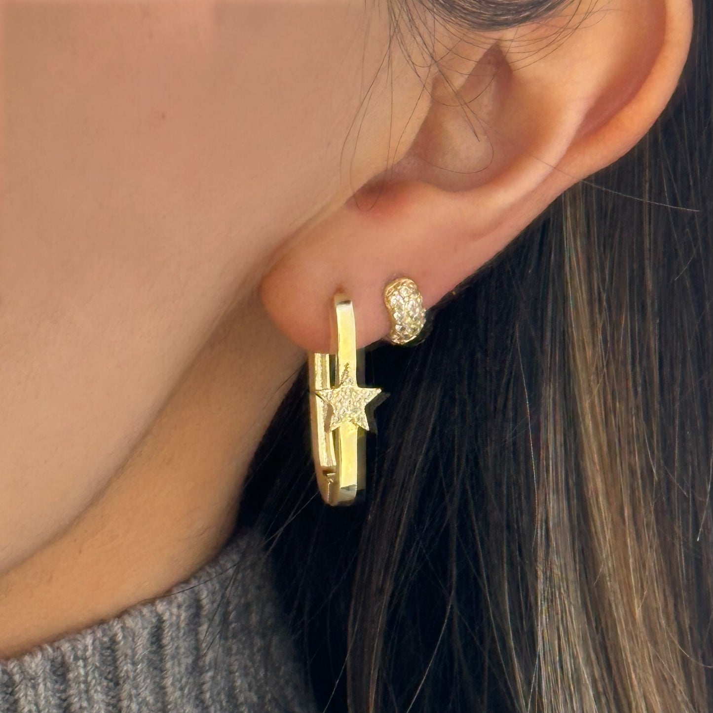 Hoops rectangulares estrella