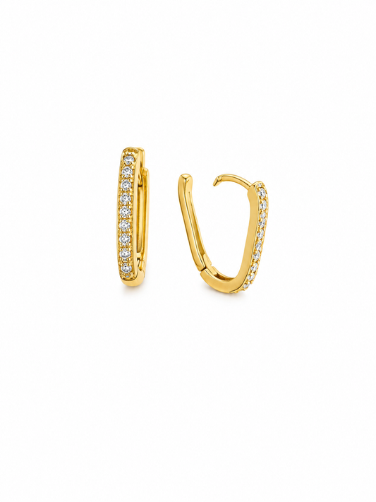 Retro hoops zirconia