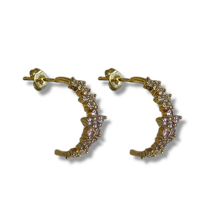 Media arracada flores