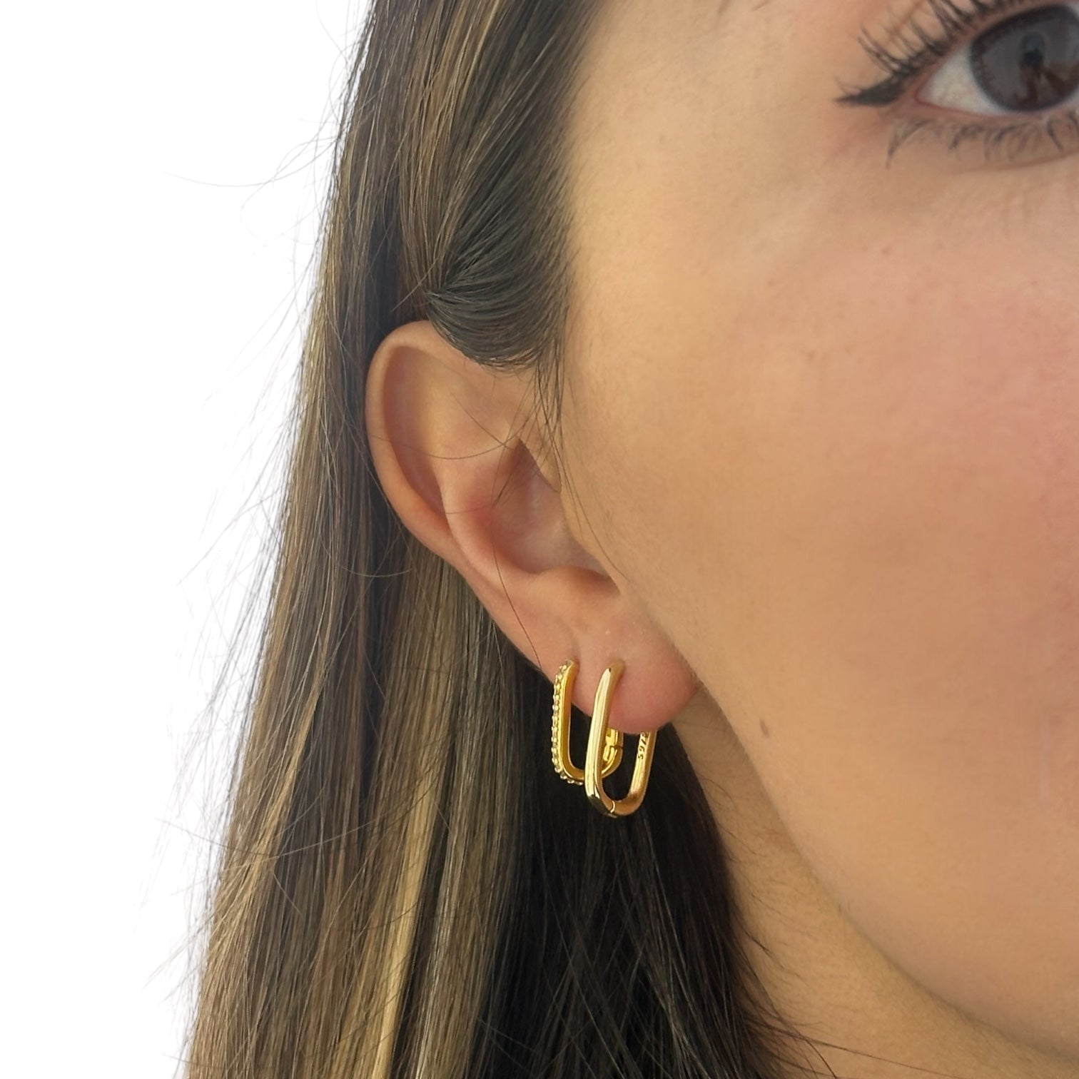 Retro Hoops zirconias