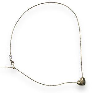 Collar corazón bubble