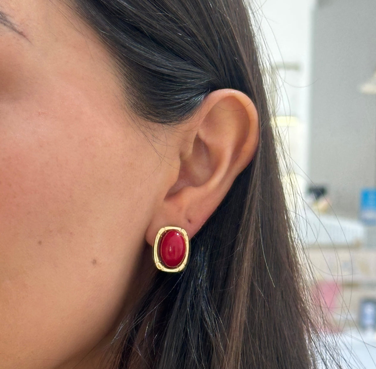 Red studs