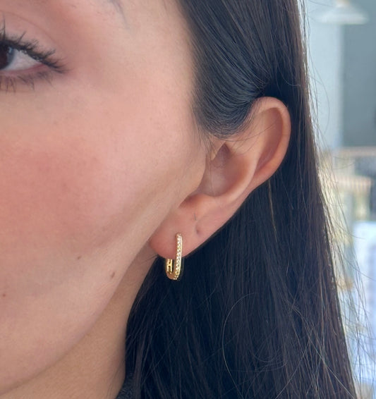Retro hoops zirconia