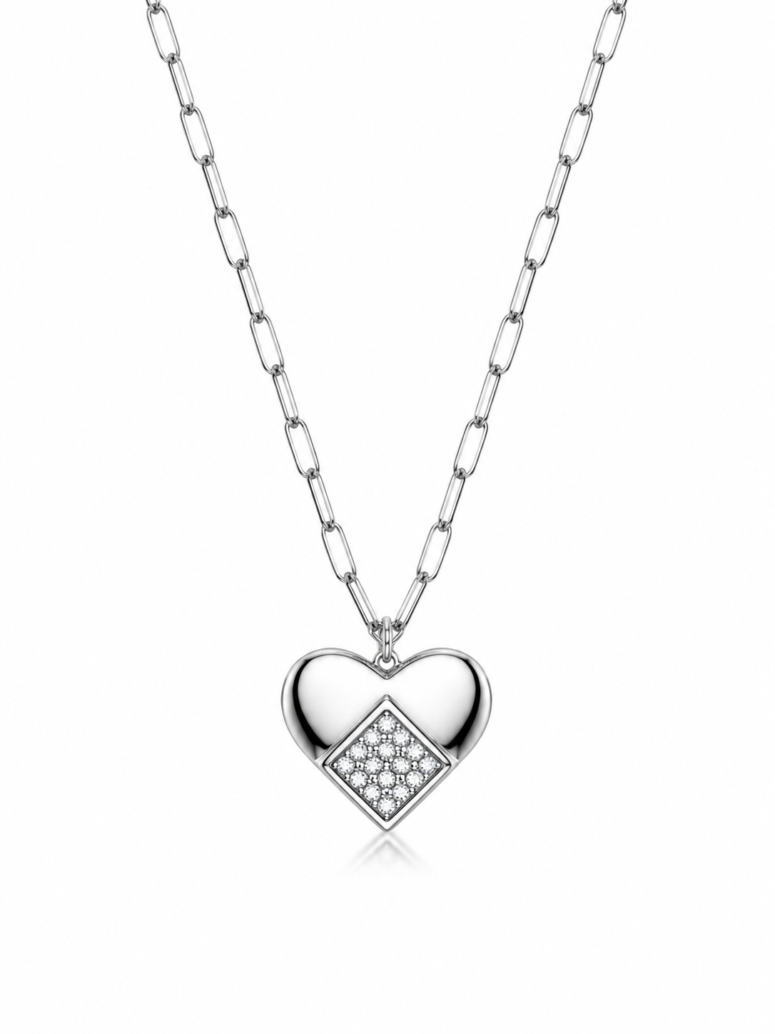 Collar Amour plateado