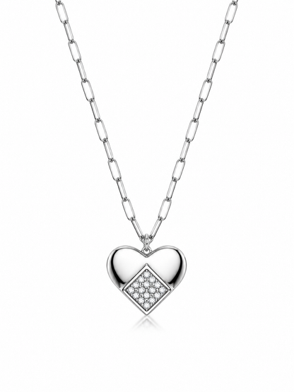 Collar Amour plateado