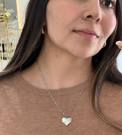 Collar Amour plateado