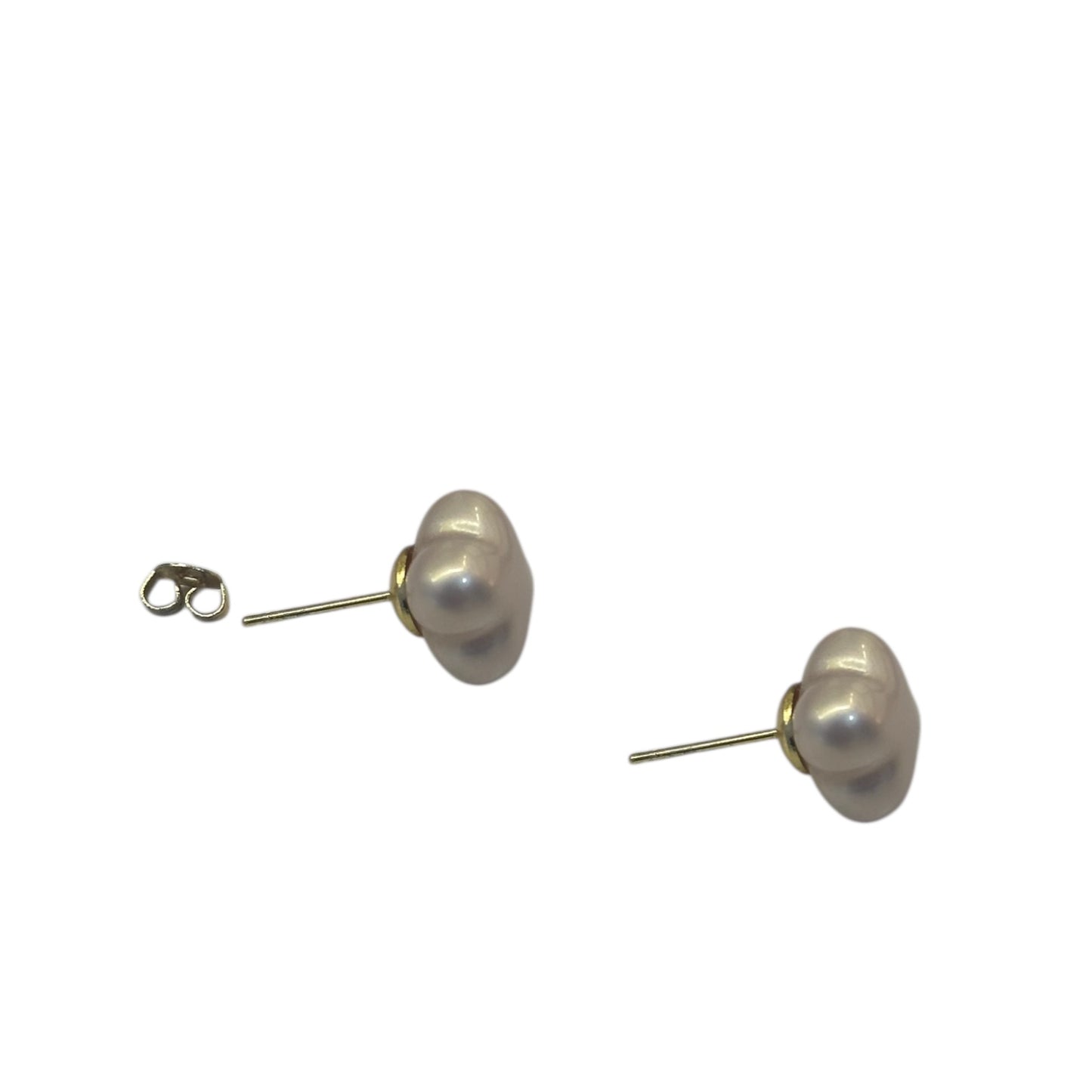 Aretes trébol perla