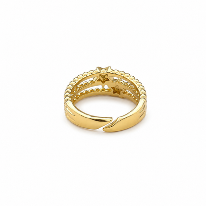 Anillo estrella doble