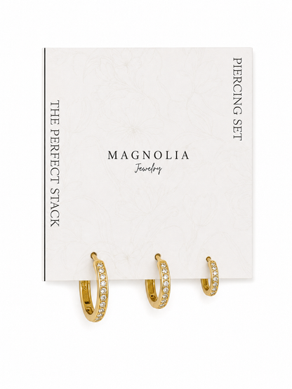 Huggie set zirconias