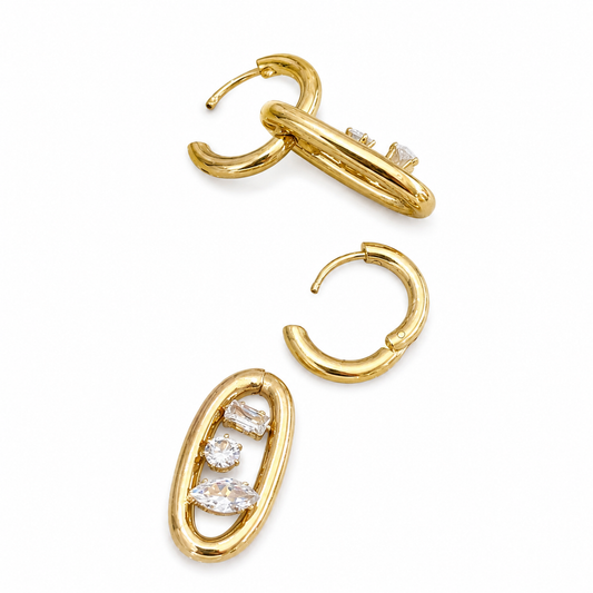 Aretes Gema