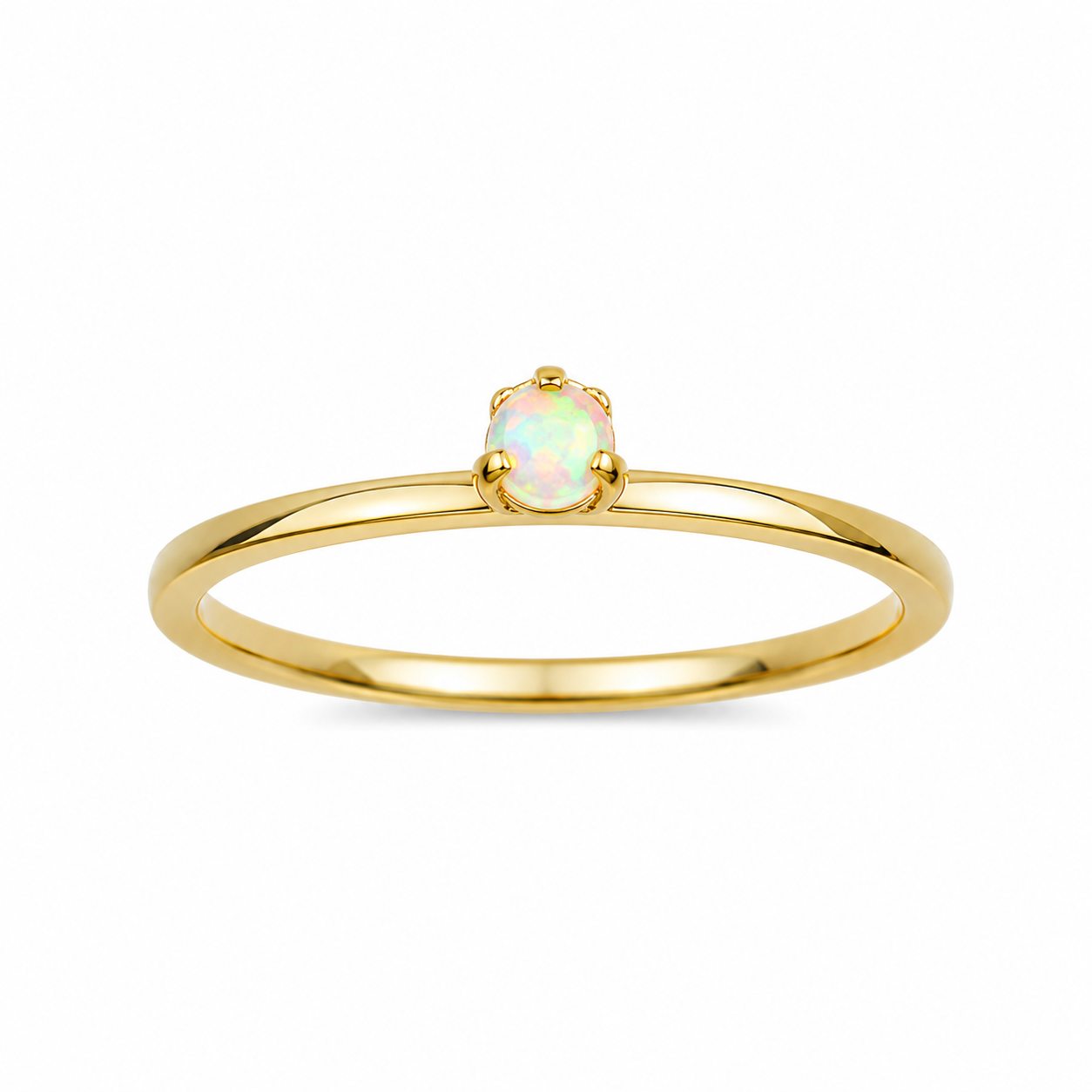 Anillo punto ópalo