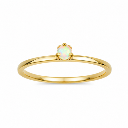 Anillo punto ópalo