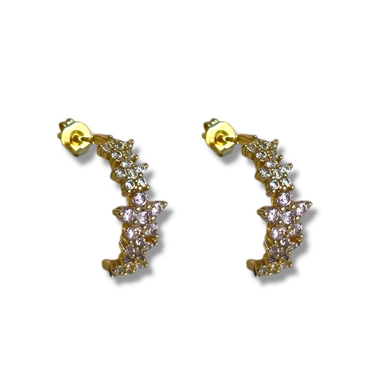 Media arracada flores