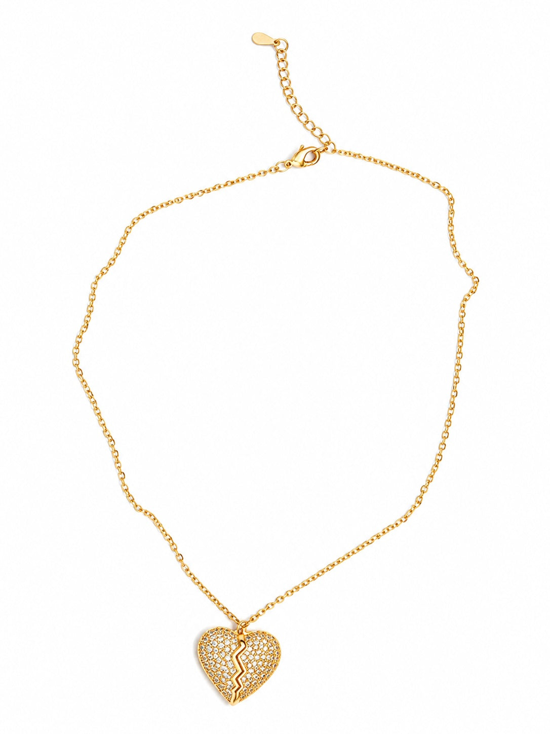 Collar corazón partio