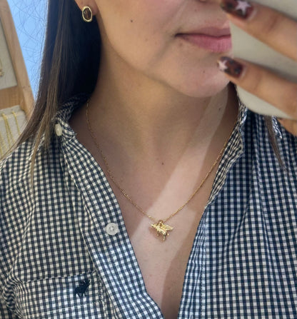 Collar cerdito volador