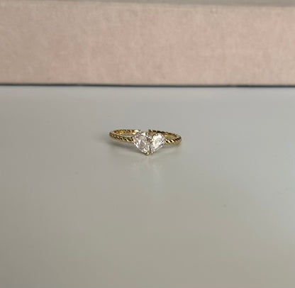 Anillo doble gota