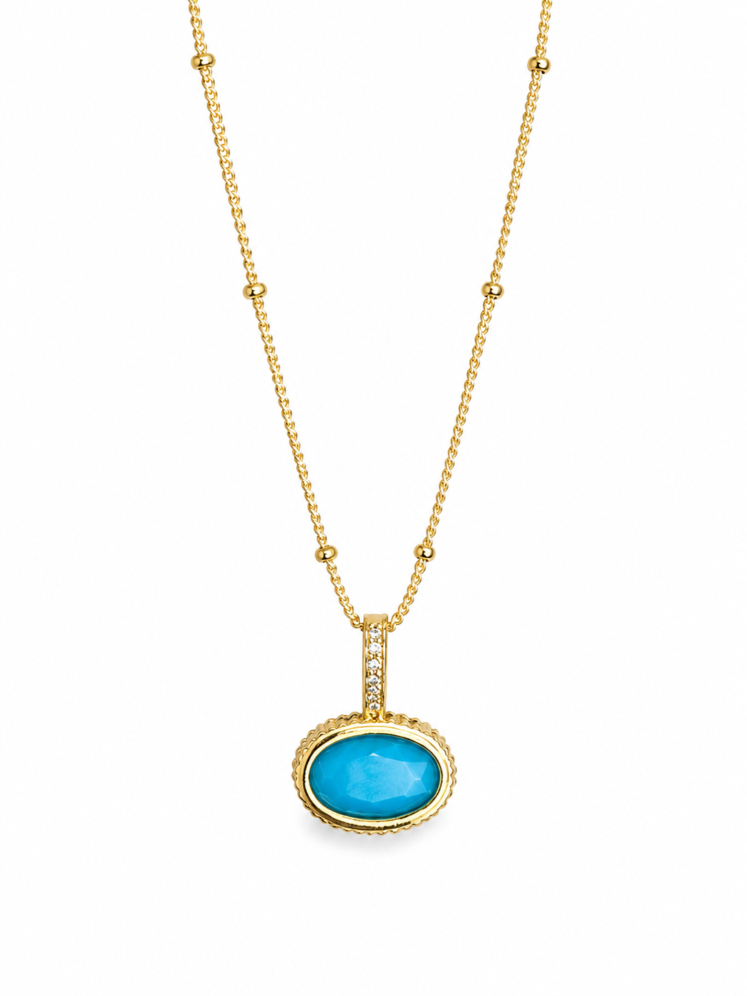 Collar turquesa