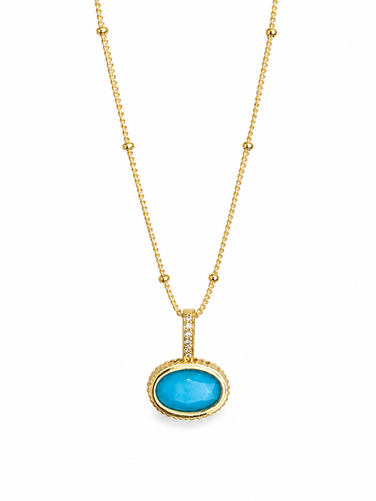 Collar turquesa