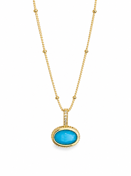 Collar turquesa