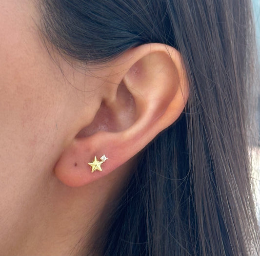 Piercing estrella zirconia