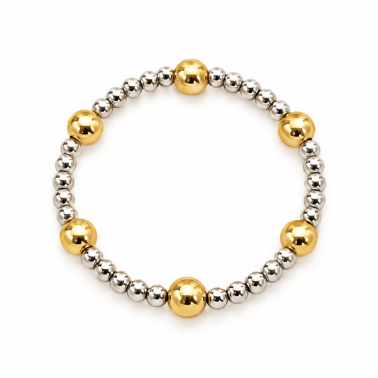 Pulsera bolitas bitono