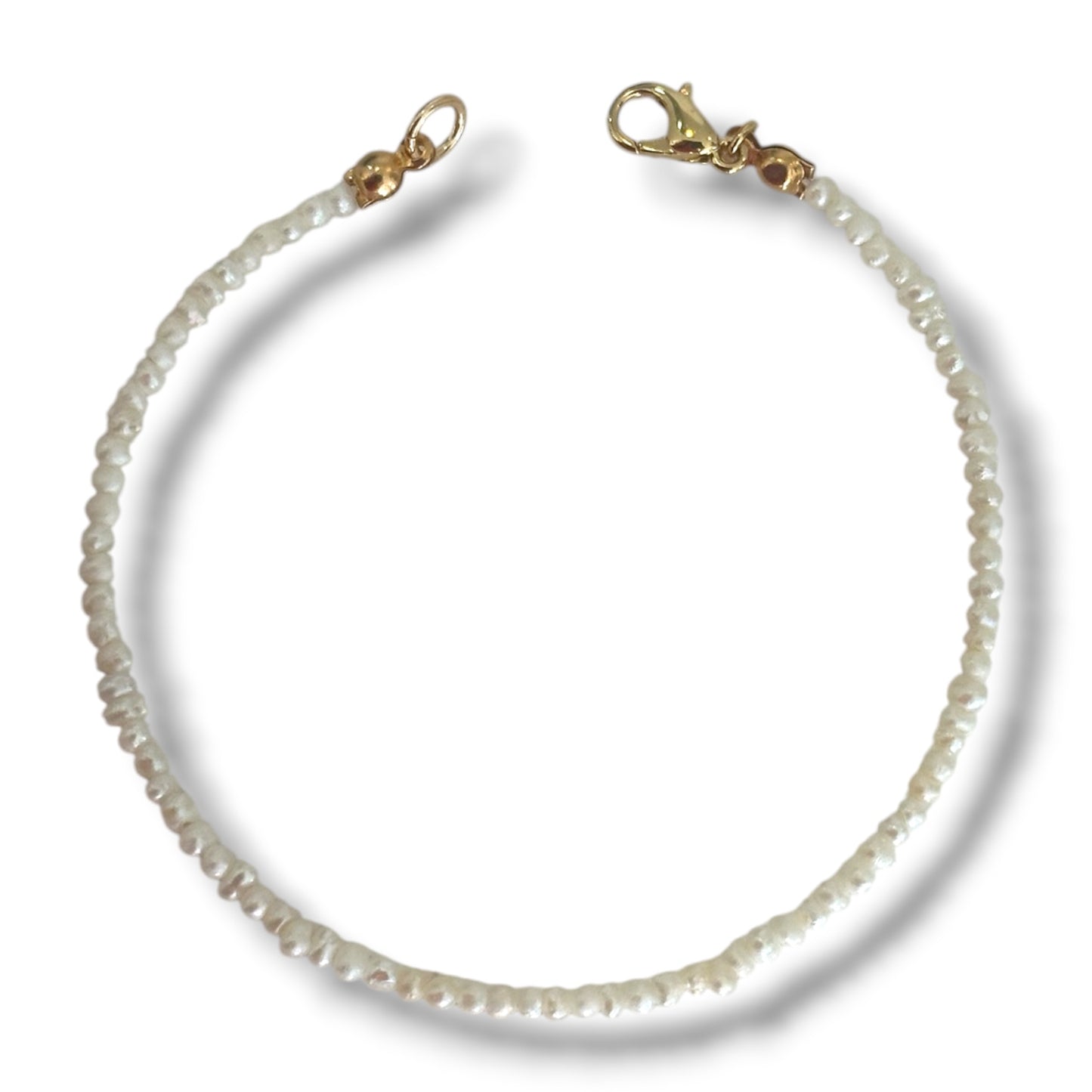 Pulsera mini perlas