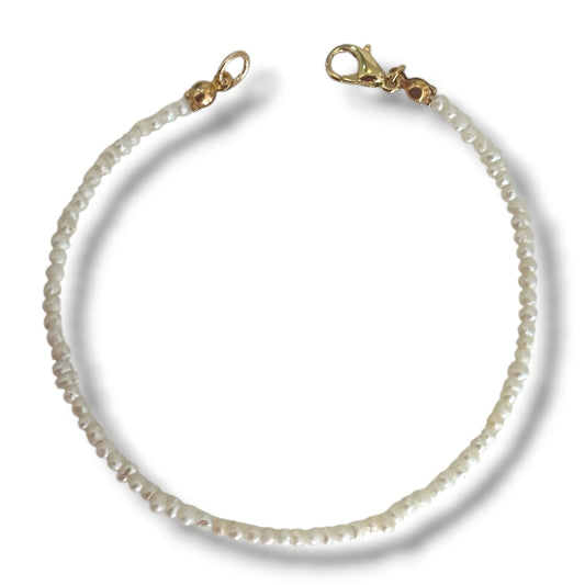 Pulsera mini perlas