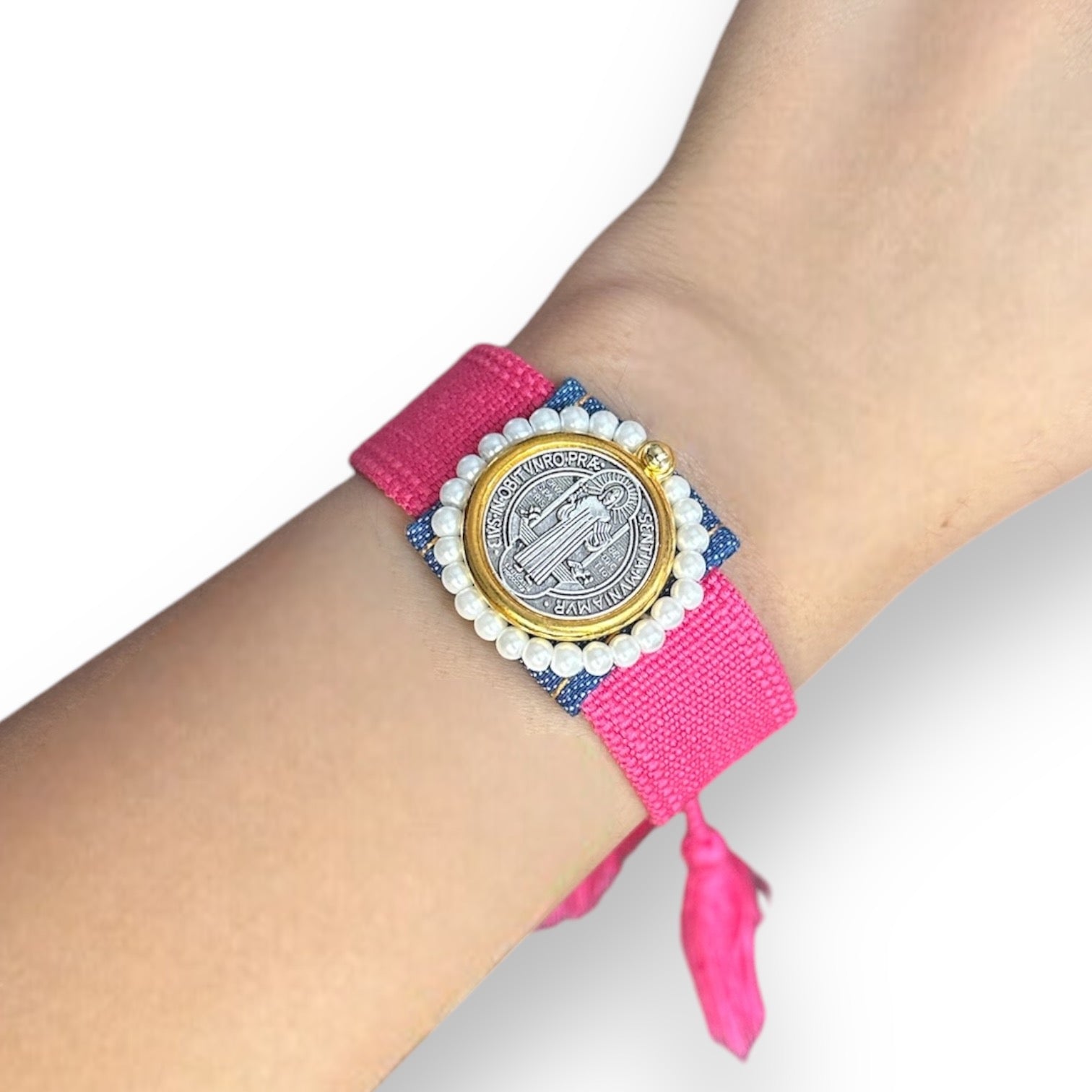 Pulsera tela San Benito